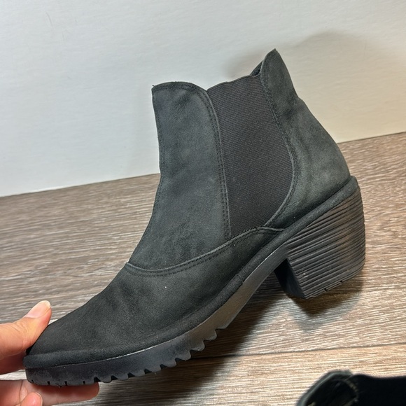 Fly london black boots woman’s size 39 (d138) - Picture 5 of 8